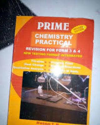 Prime Chemistry Practical 3&amp;4